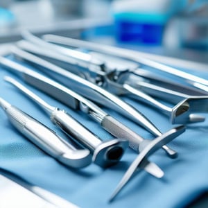 clean surgical equipment